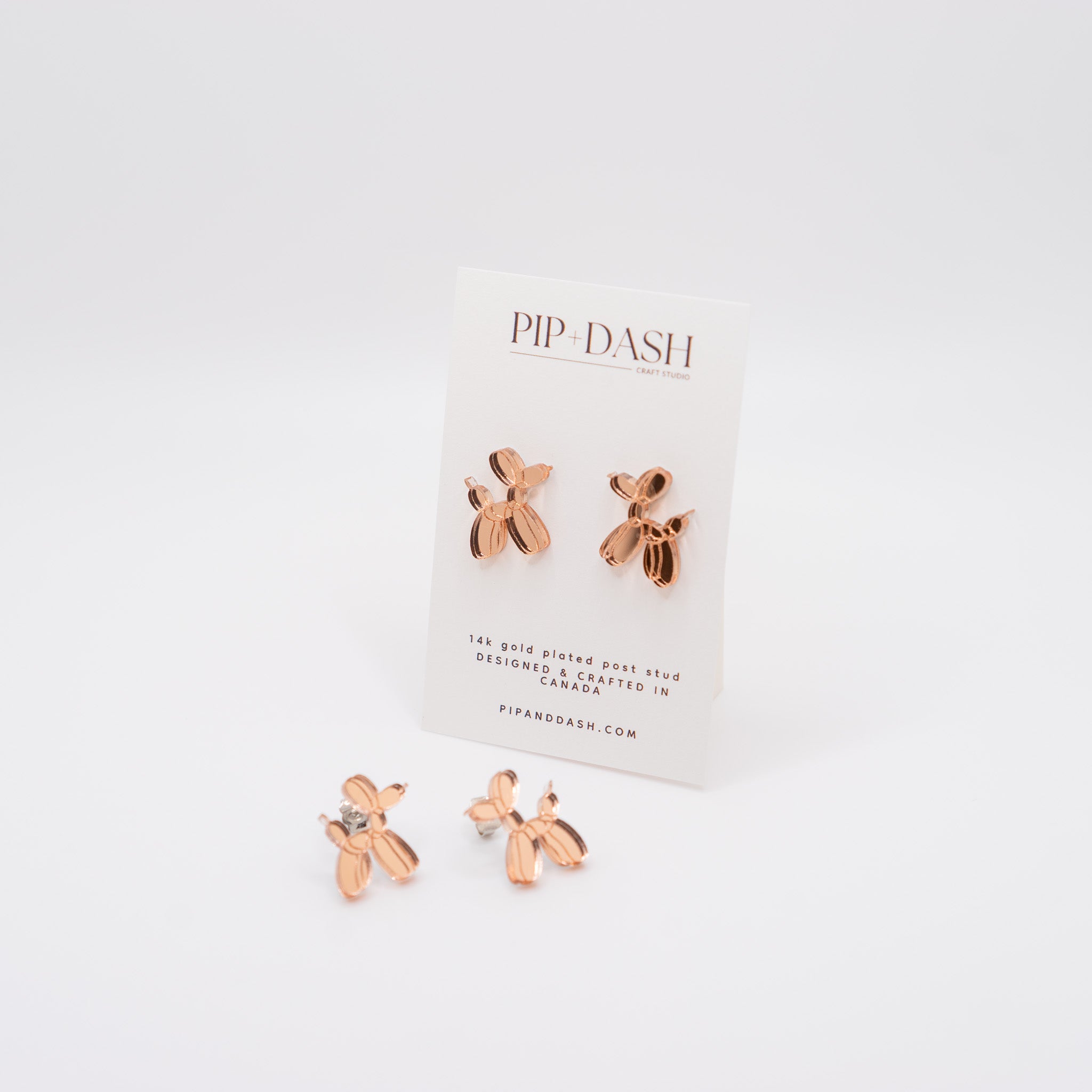 Vault by Concerto 17mm Love Knot Earrings In 14k Rose Gold | Upper Canada  Mall